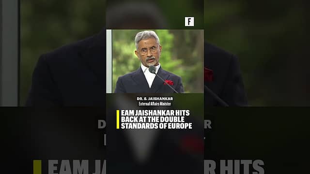 EAM Jaishankar hits back at the double standards of Europe