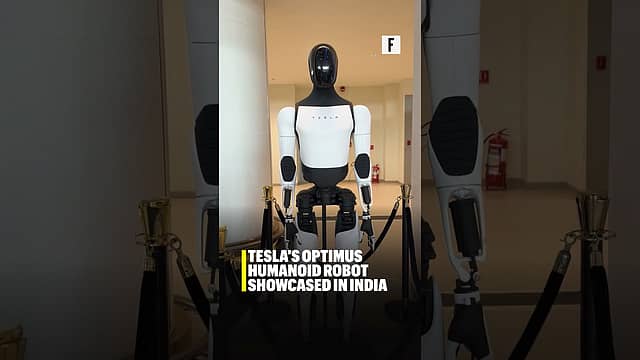Tesla showcases Optimus humanoid robot in Mumbai