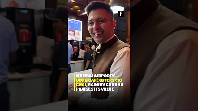 Mumbai airport’s UDAN café offers ₹10 chai, Raghav Chadha praises its value