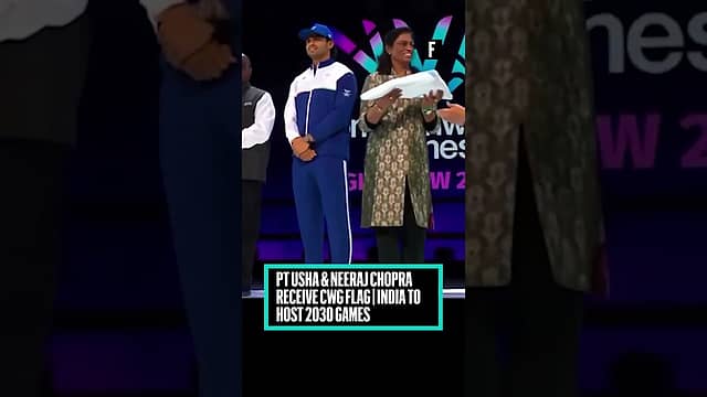 PT Usha & Neeraj Chopra receive CWG flag | India to host 2030 Games