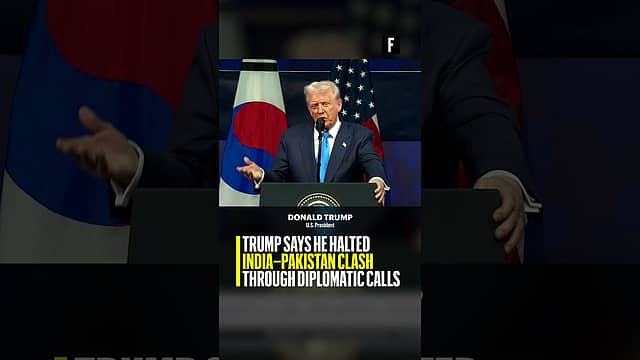 Trump says he halted India–Pakistan clash through diplomatic calls