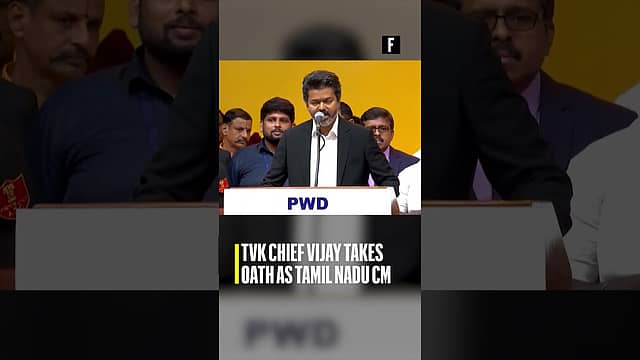 TVK Chief Vijay takes oath as Tamil Nadu CM