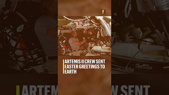 Artemis II crew sent Easter greetings to Earth