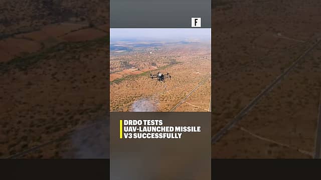 DRDO tests UAV-launched missile V3 successfully