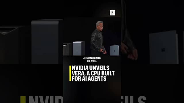 Nvidia unveils Vera, a CPU built for AI agents