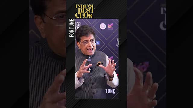 Fortune India Best CEOs 2025 | Piyush Goyal, Union Minister of Commerce & Industry