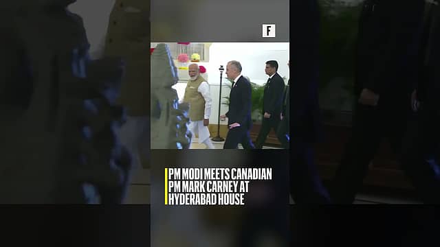 PM Modi meets Canadian PM Mark Carney at Hyderabad House