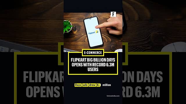 Flipkart’s Big Billion Days opens with 6.3 million concurrent users #OneMinuteNews #bigbilliondays