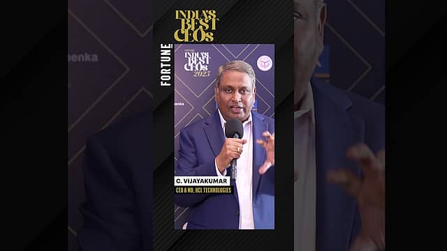 Fortune India's Best CEOs 2025 | C. Vijayakumar, HCL Technologies Ltd