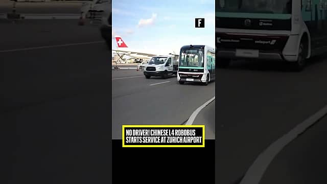 No Driver! Chinese L4 Robobus Starts Service at Zurich Airport