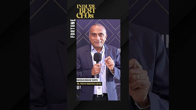 Fortune India's Best CEOs 2025 | Sudhanshu Vats, Managing Director, Pidilite Industries Limited