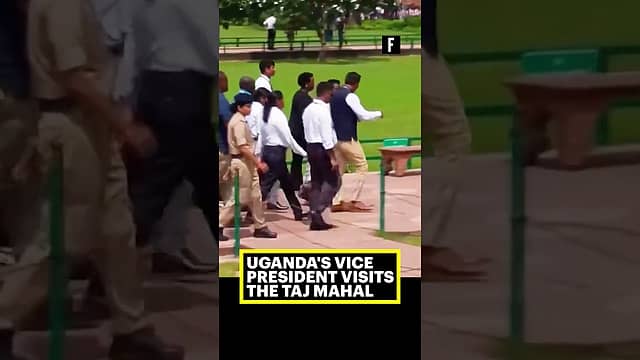Uganda's Vice President visits the Taj Mahal