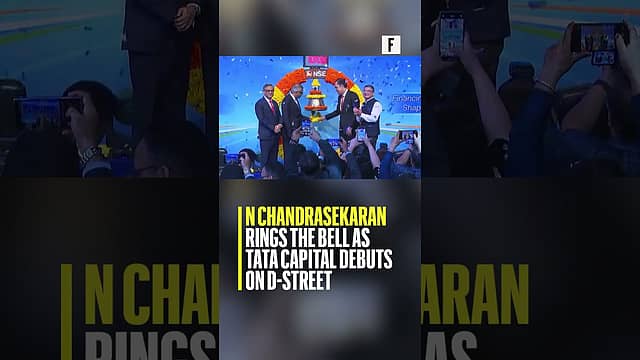N Chandrasekaran rings the bell as Tata Capital debuts on D-Street