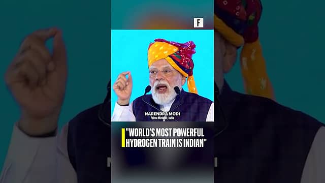 World's Most Powerful Hydrogen Train Is Indian: PM Modi