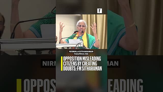Opposition misleading citizens by creating doubts: FM Sitharaman
