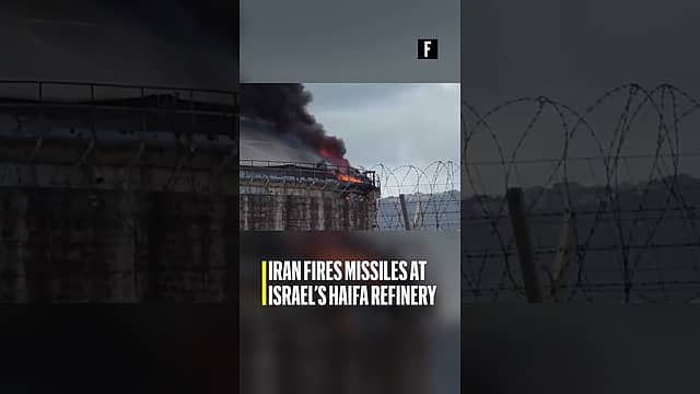 Iran fires missiles at Israel’s Haifa refinery