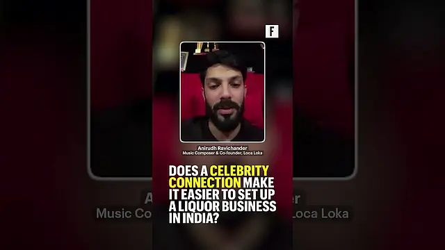 Does a celebrity connection make it easier to set up a liquor business in India?