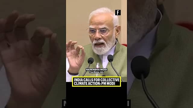 India calls for collective climate action: PM Modi