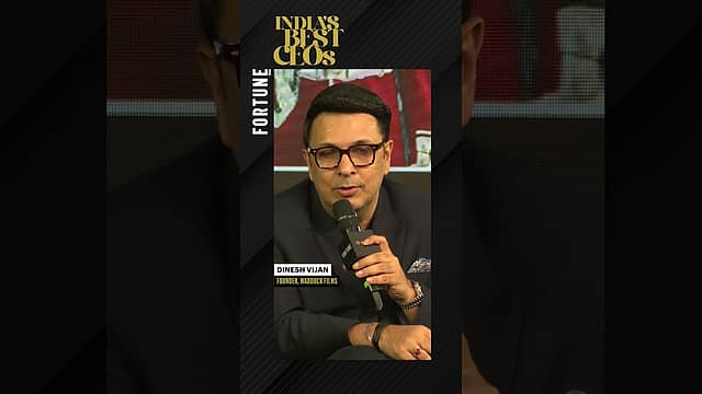 There's No Secret Sauce To Choosing Good Scripts: Maddock's Dinesh Vijan | India's Best CEOs 2025