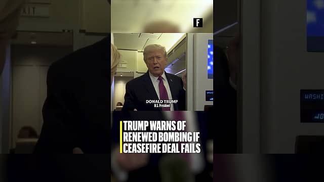 Trump warns of renewed bombing if ceasefire deal fails