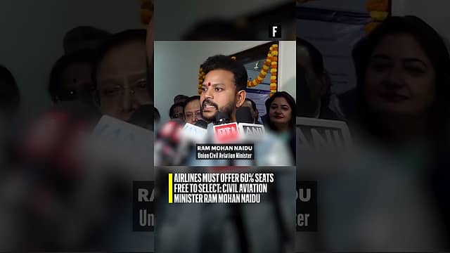 Airlines must offer 60% seats free to select: Civil Aviation Minister Ram Mohan Naidu