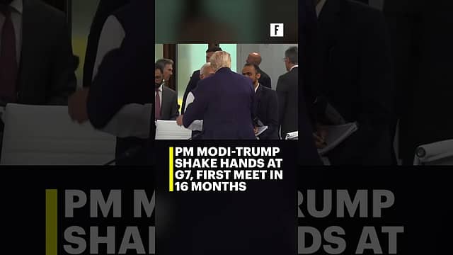 PM Modi-Trump shake hands at G7, first meet in 16 months