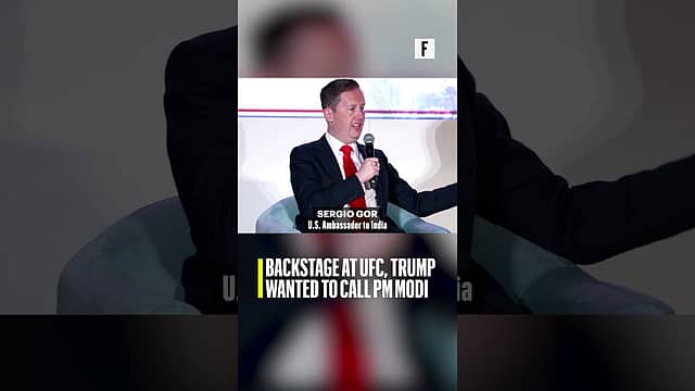 Backstage at UFC, Trump Wanted to Call PM Modi