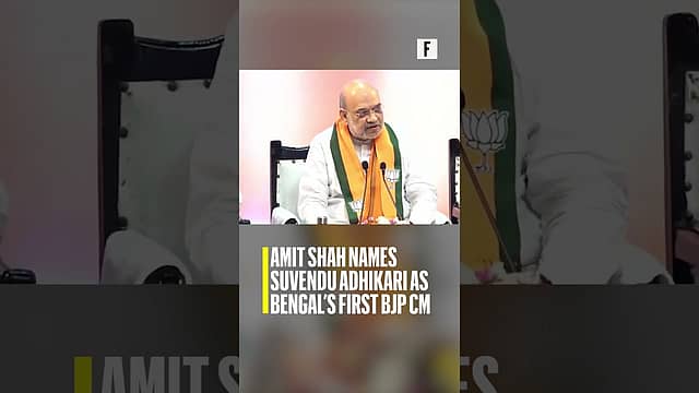 Amit Shah names Suvendu Adhikari as Bengal’s first BJP CM
