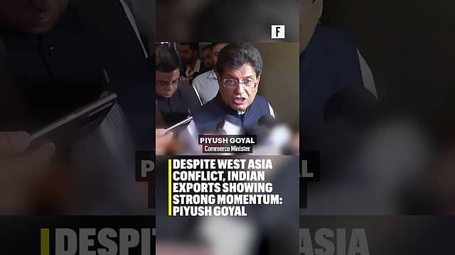 Despite West Asia conflict, Indian exports showing strong momentum: Piyush Goyal
