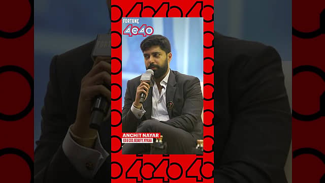 Anchit Nayar on the decision to join Nykaa #FortuneIndia40U402026