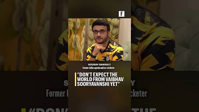 Don’t Expect the World From Vaibhav Sooryavanshi Yet: Sourav Ganguly