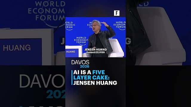 AI is a five layer cake: Jensen Huang of NVIDIA