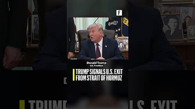 Trump signals U.S. exit from Strait of Hormuz