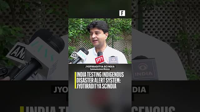 India testing indigenous disaster alert system: Jyotiraditya Scindia