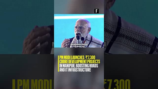 PM Modi launches ₹7,300 crore development projects in Manipur, boosting roads & It infrastructure