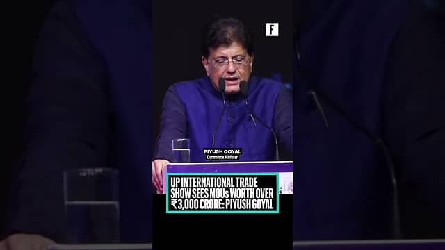 UP International Trade show sees MoUs worth over ₹3,000 crore: Piyush Goyal