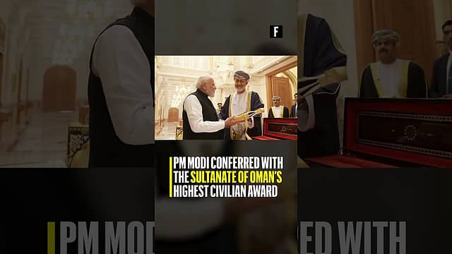 PM Modi conferred with the Sultanate of Oman’s highest civilian award