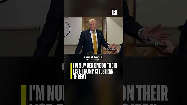 I'm number one on their list: Trump cites Iran threat