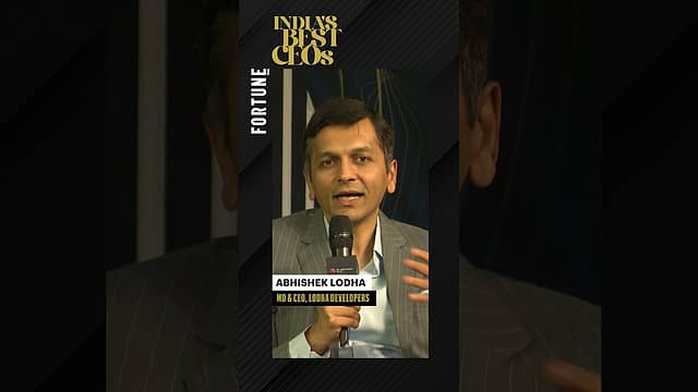 Fortune India's Best CEOs 2025 | Abhishek Lodha, MD & CEO, Lodha Group