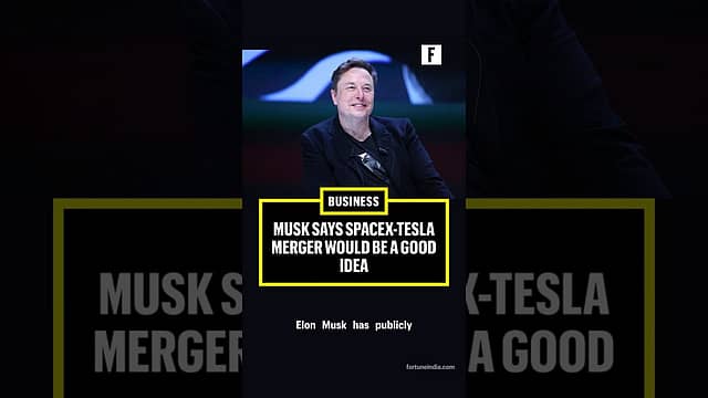 Musk says merging SpaceX and Tesla would be a ‘good idea’ #elonmusk #tesla #spacex