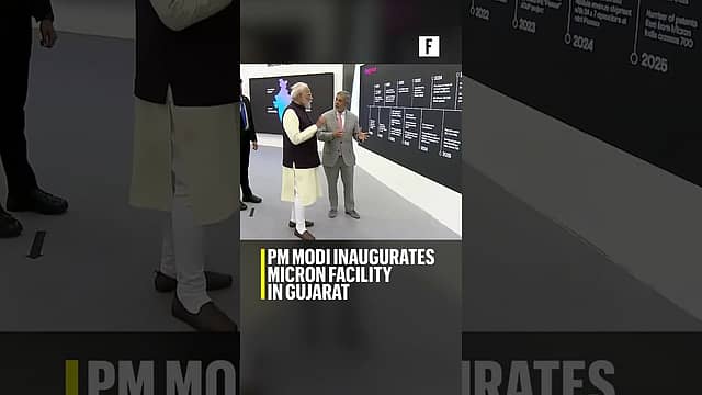 PM Modi Inaugurates Micron Facility in Gujarat