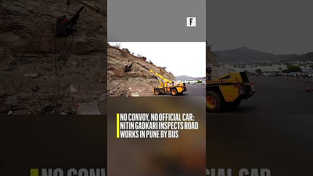 No convoy, No official car: Nitin Gadkari inspects road works in Pune by Bus