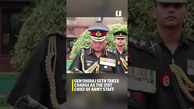 Gen Dhiraj Seth takes charge as the 31st Chief of Army Staff