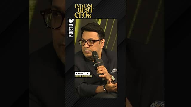 The Biggest Threat to Cinema is the Smartphone: Maddock's Dinesh Vijan | India's Best CEOs 2025