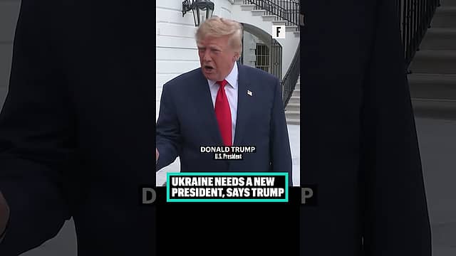 Ukraine needs a new president, says Trump