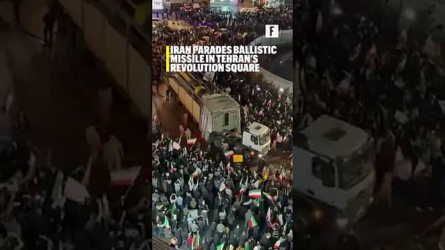 Iran parades ballistic missile in Tehran’s Revolution Square