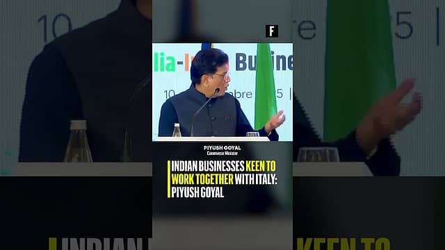 Indian businesses keen to work together with Italy: Piyush Goyal