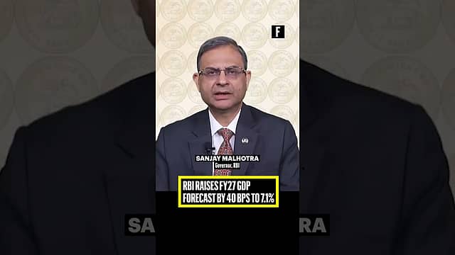 RBI raises FY27 GDP forecast by 40 bps to 7.1%