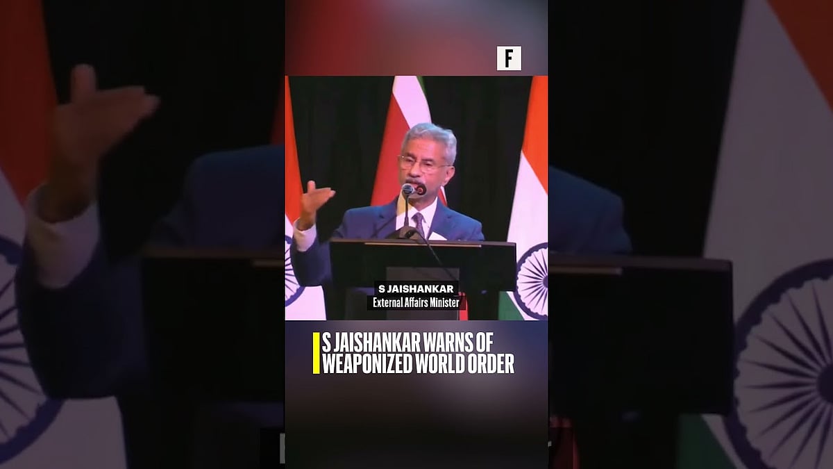 S. Jaishankar warns of weaponized world order - Fortune India