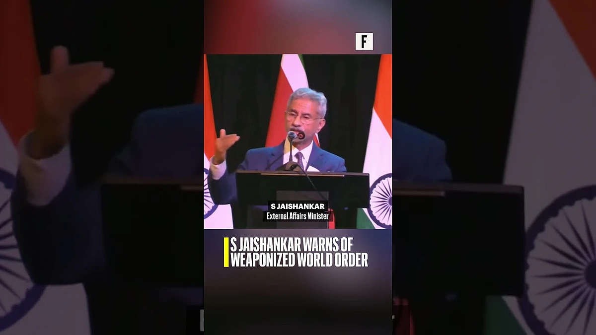 S. Jaishankar warns of weaponized world order - Fortune India